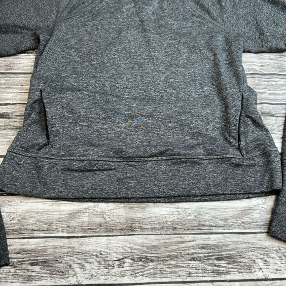 Old Navy Active Women Cozecore Cropped Scuba Hoodie Grey Gray S SM Small ST TALL - Picture 8 of 16
